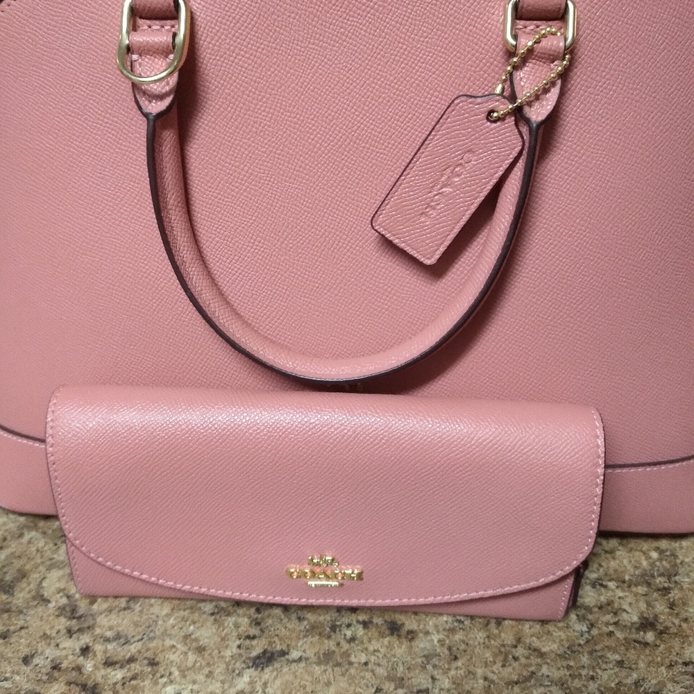 Coach satchel and wallet